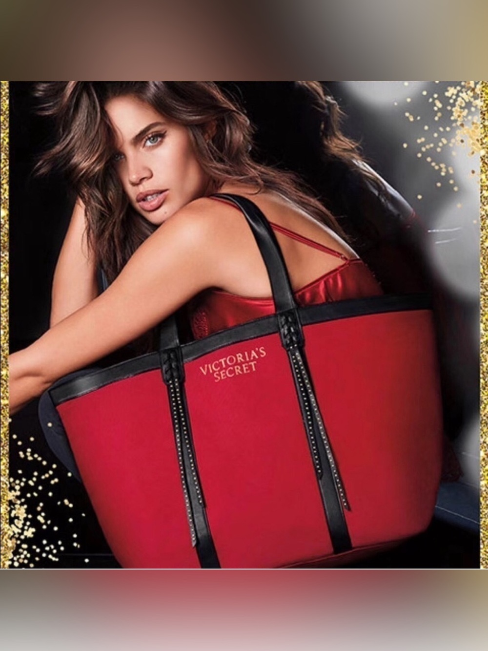 NWT Victoria’s Secret Red Tote Bag